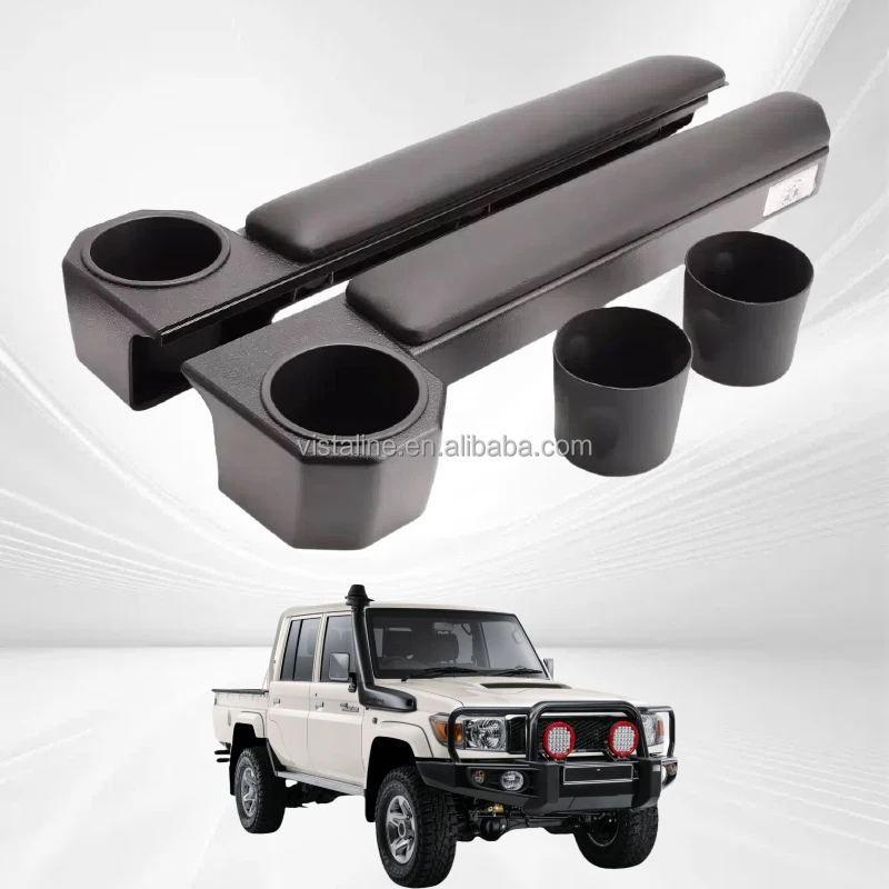 Car Cup Holder Car Door Armrest Organizer For Land Cruiser Pickup 70 Series 79 FJ79 HZJ 79 LC70 75 76 78 79