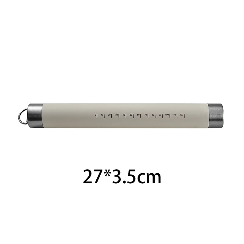 Food Grade Baking Tools Stainless Steel Wooden Silicone Rolling Pin with Measurement Scale Cartoon Pastry Cutter