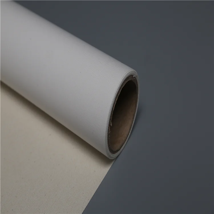 
Canvas printing roll with printing service poly cotton 380gsm 