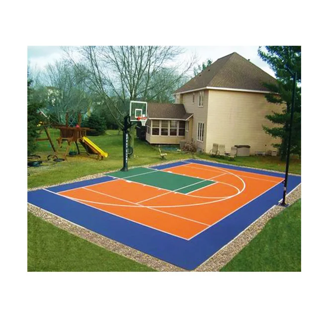 DIY outdoor backyard basketball court flooring kit Australia for sport court tiles