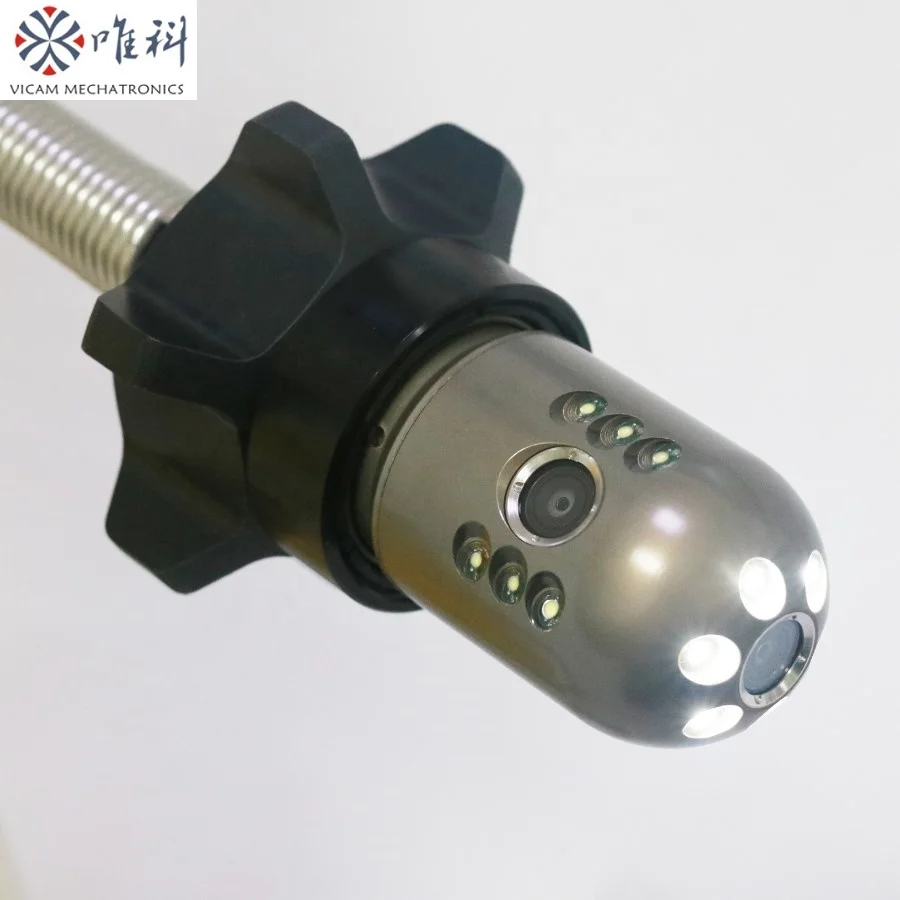 Vicam 45mm HD Dual Viewing Chimney Inspection Camera 20m Soft Cable 360 Degree Rodary Camera  8 Inch HD Chimney Cameras V8-45DC