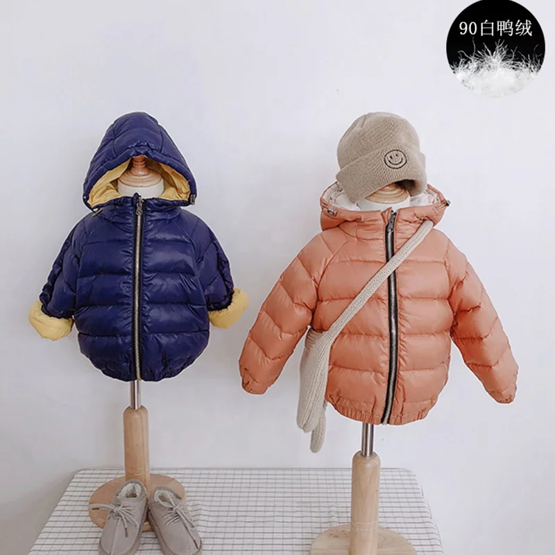 custom  Cross-border direct supply korean style kids clothing girls jacket winter down coat