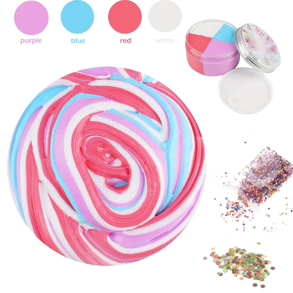 Magnet, Rubber Mud Relieve Stress Relax Magnetic Slime Colorful ECO-friendly Clay Slime Toy for Kids