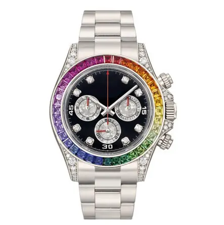 Бриллиантовый синтетический Муассанит из нержавеющей стали 18 карат, CVD, подходит для фирменных часов