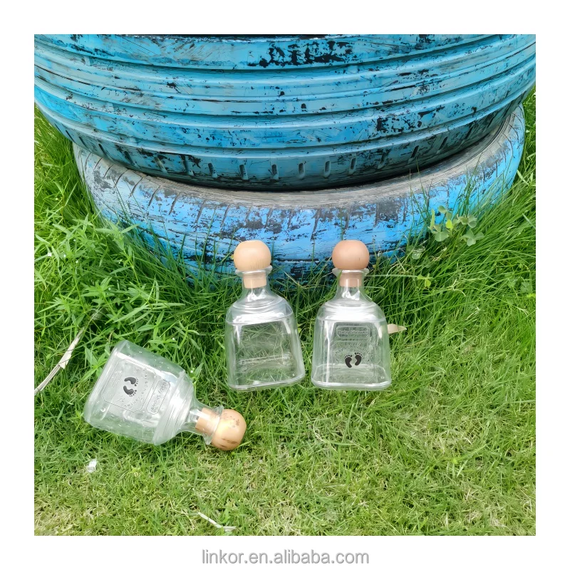 12OZ/375ML Wholesale Party Wine Plastic Cup Set Tequila Patron Plastic Bottle Drinking Cup Patron Plastic Bottles