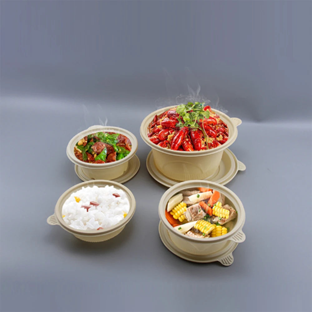Biodegradable PLA Food Grade Clamshell Plastic Punnet Disposable Plastic Container Fruit container Clamshell tray blister tray