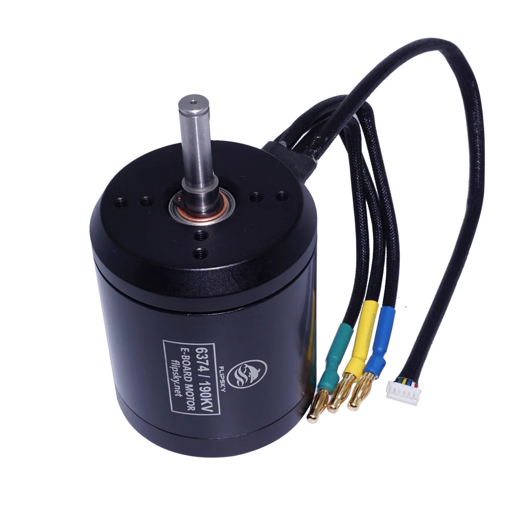 Электродвигатель Flipsky 190KV 12S 85A 3250W BLDC 6374 для электроскейтборда, электровелосипеда «сделай сам»