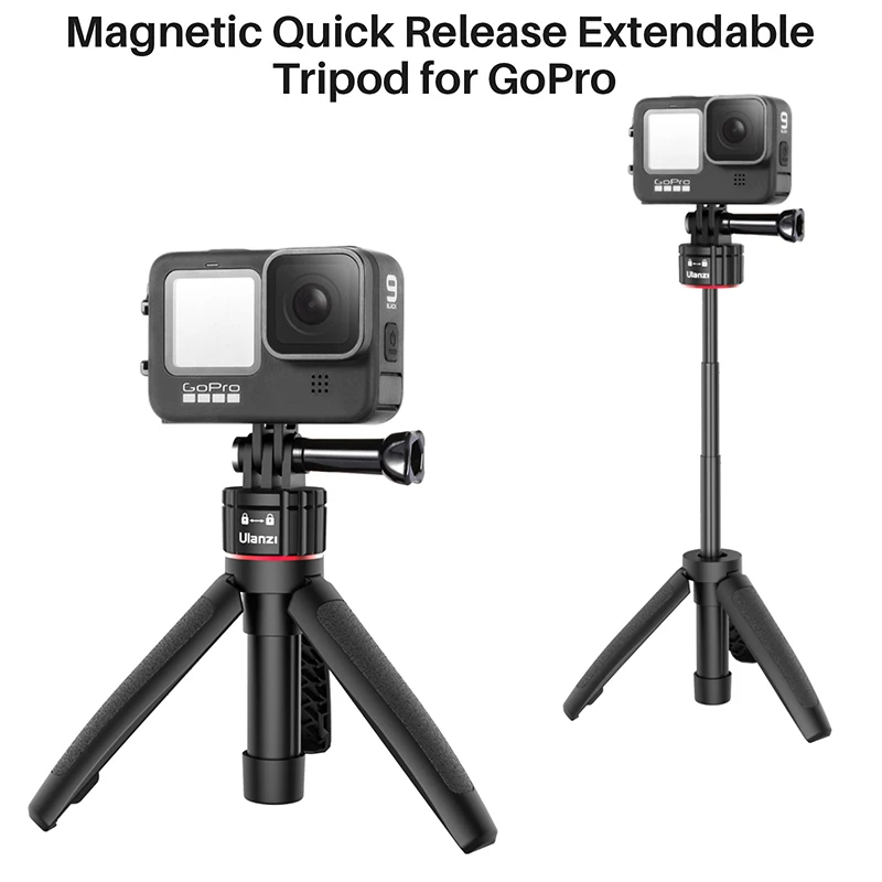 
Ulanzi MT-31 Magnetic Quick Release Extendable Tripod for Action Cameras GoPro Hero, Sports Action Cameras Accessories 