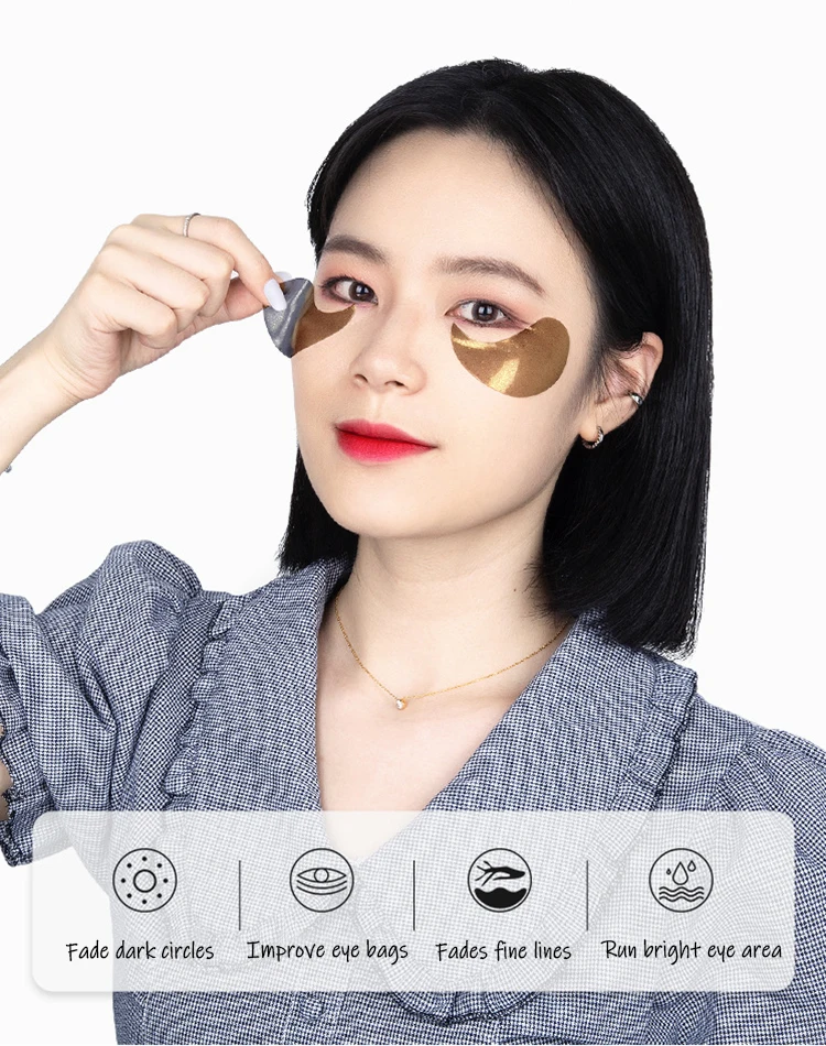 OEM Private Label skin care snake venom peptide firm remove dark circles remove eye bags fade lines moisturizing eye mask