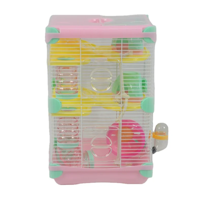 Large space Hamster cage hamster cage hamster supplies double storey villa castle
