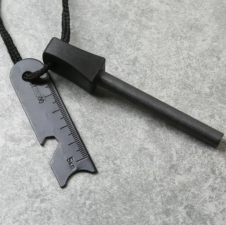 3A Outdoor Camping Hiking Survival Fire Lighter Flintstone Mini Magnesium Ignition Rod Flint Striker Fire Starter