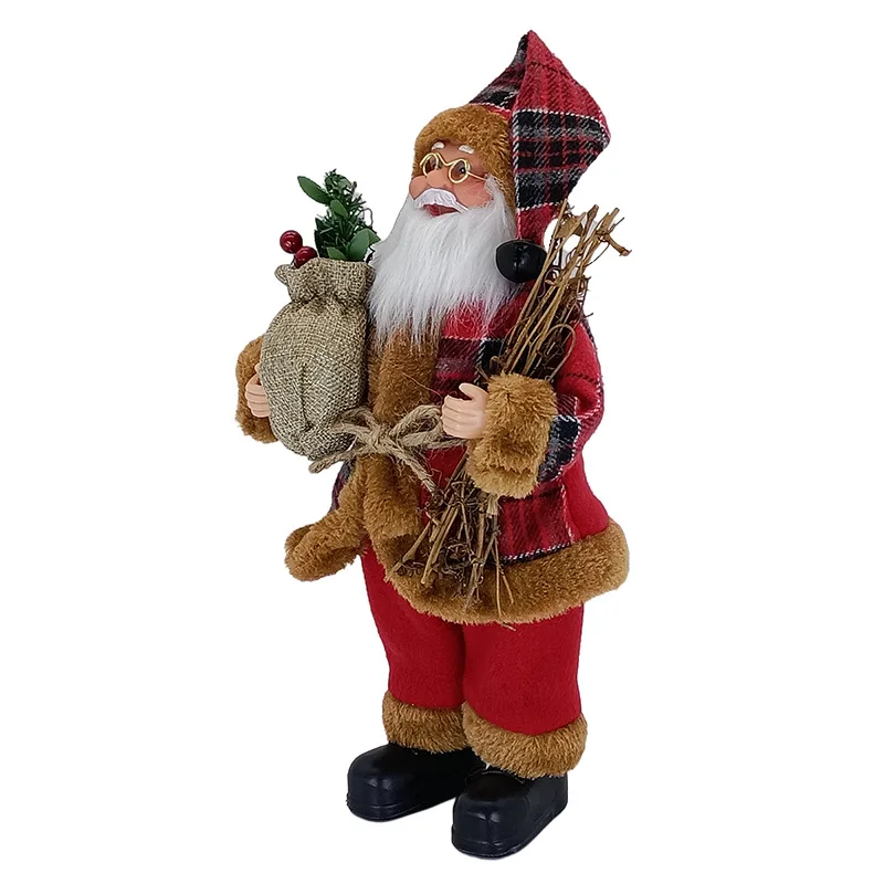 CFP G421 Christmas Child Gift Toy Table Decoration Santa Claus Doll
