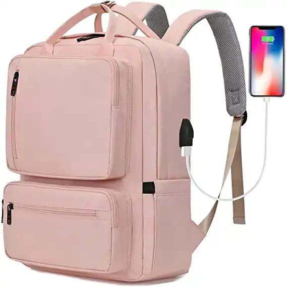 Wholesale Durable Travel Work School College Bookbags Anti Theft Rucksack USB Laptop Students Backpack Men Women