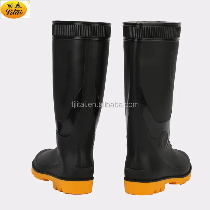 waterproof hot explosive Global PVC GumBoots Anti Slip pvc rain boot gum boots factory for men adults