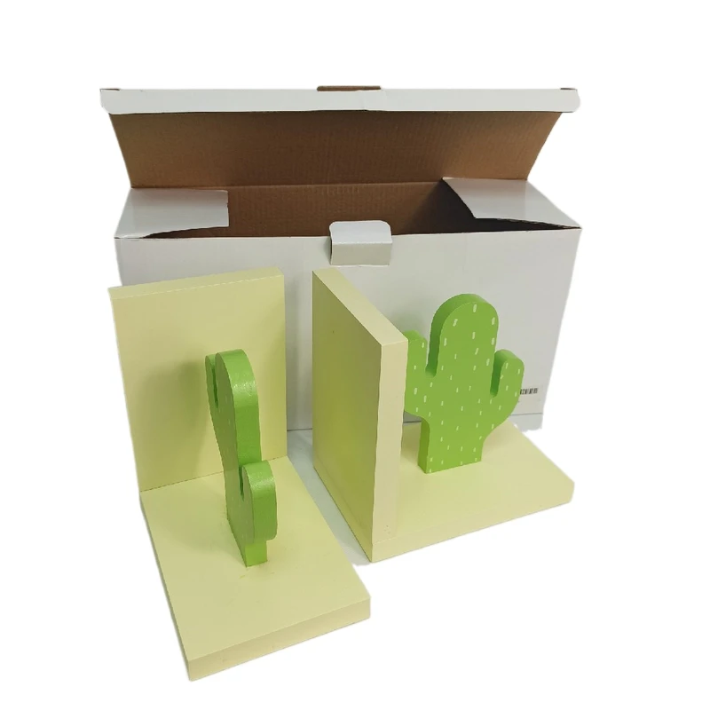 Children Custom Creative Cute Wooden Bookend Nursery Decorative Book Ends Mdf Modern Wood Bookends Wholesale