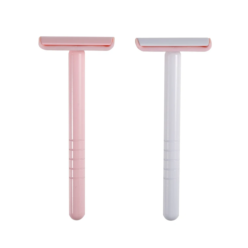 Double Size Edge Shaving Razor Stainless Steel With Metal Handle Razors For Woman