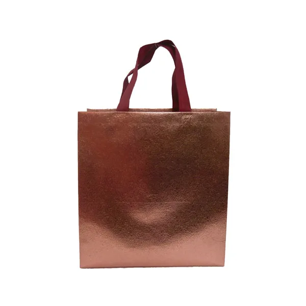 
supplier wholesale cheap Shiny non-woven gift bag 