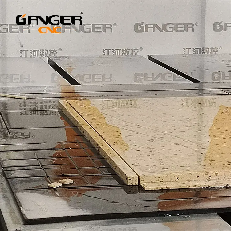 GANGER CNC 45-градусная режущая плитка керамическая машина для резки мрамора и гранита каменный резак