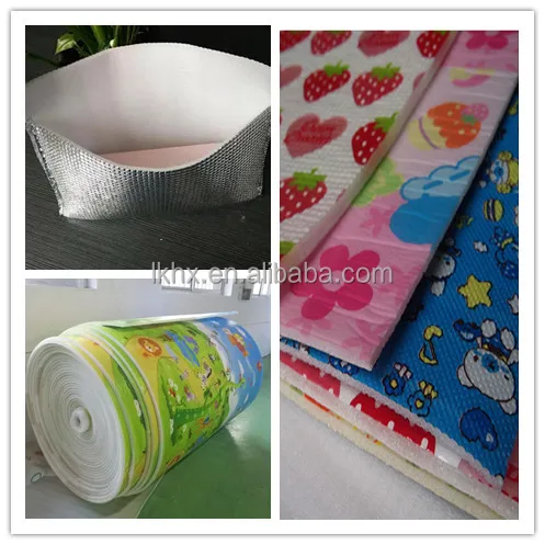 Epe Beach Mat Sponge Laminating Lamination Making Machine For Baby Play Mat