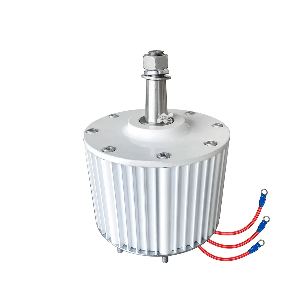 800w 24/12V/48V 3 Phase Gearless Permanent Magnet Generator without Base AC Alternators Use For Wind Turbine Water Turbine