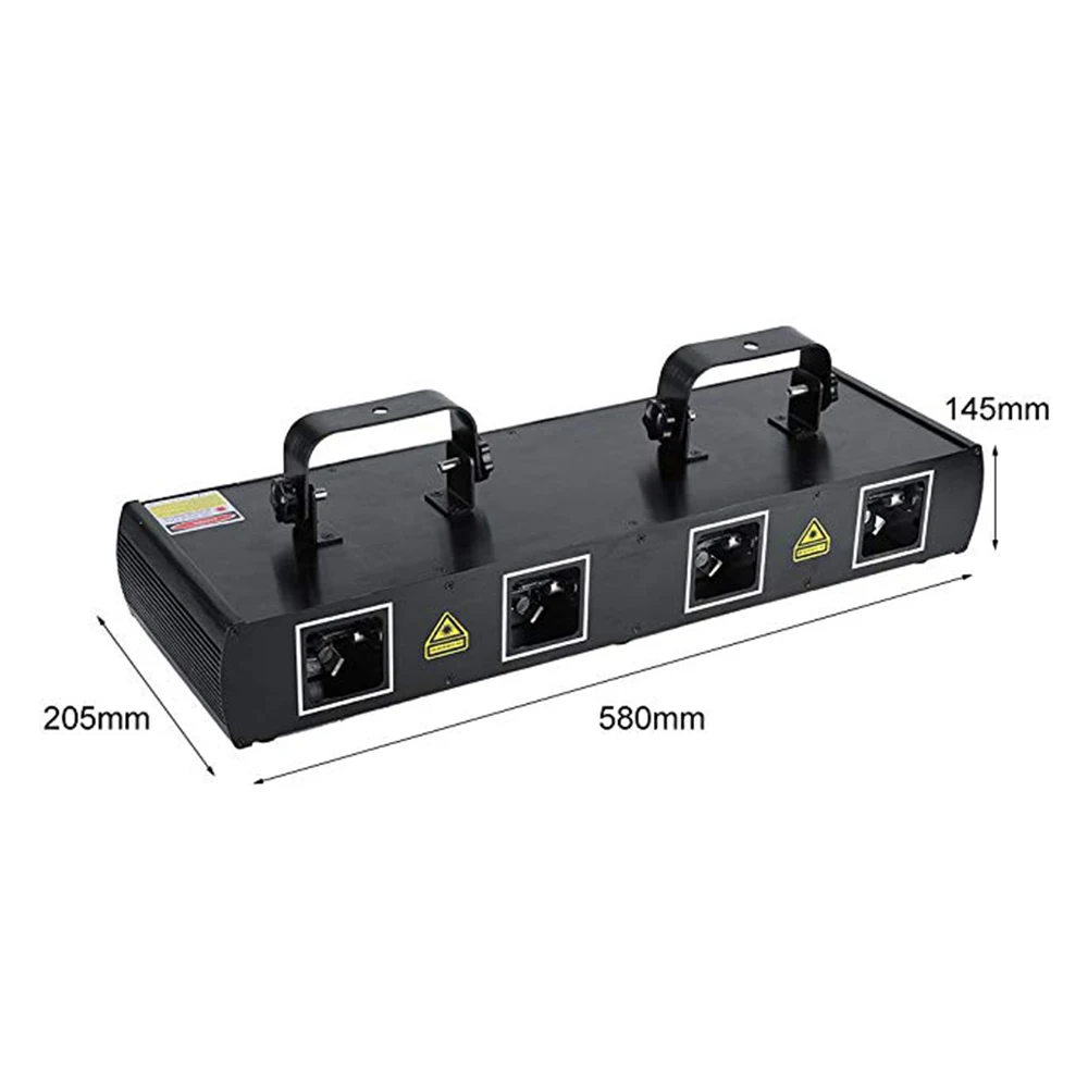 Four Lens Strong Show System Disco Party Decoration Lights Dmx Dj Equipment Laser Stage Lighting