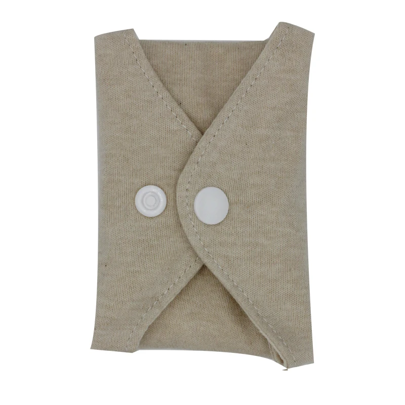 Naturally Organic Cotton Ladies Cloth Pads Reusable Eco-friendly Sanitary Pads Soft Day Use Woman Menstrual Period Cloth Pads