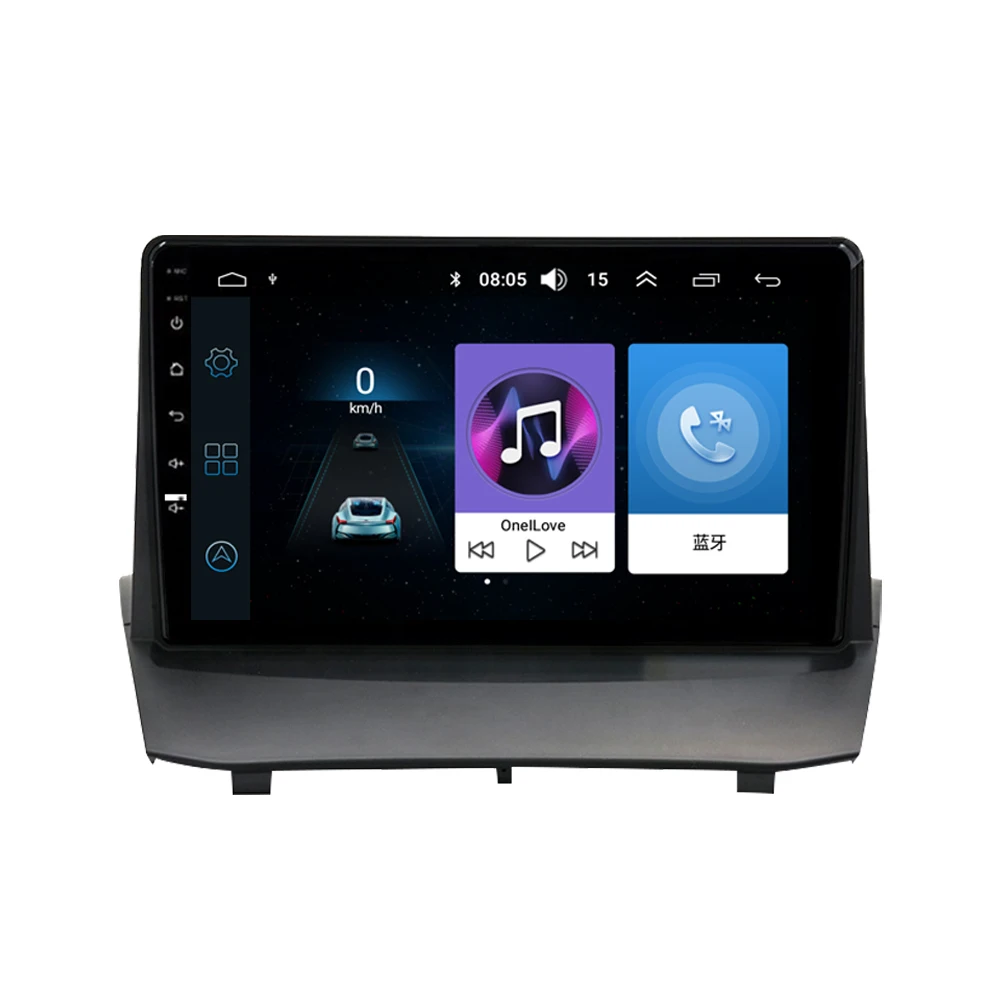 Android 10 System for Ford FIESTA 2009 2010 2011-2017 car video dvd Radio player 1024*600 Capacitive Screen Gps Wifi