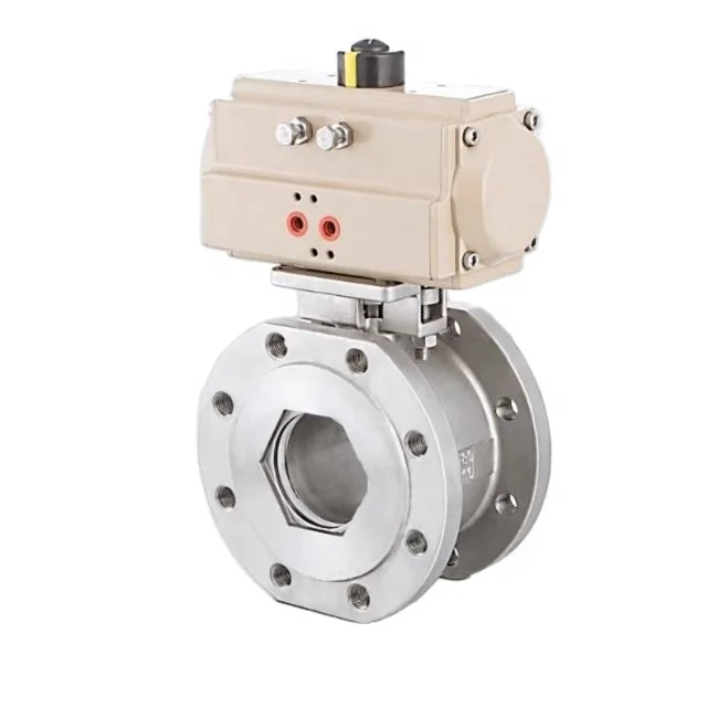 Stainless Steel Full Port Flange Ball Valve ISO 5211 High Platform Mounting Pad with 4' DN100 Industrial Wafer Ball Valve