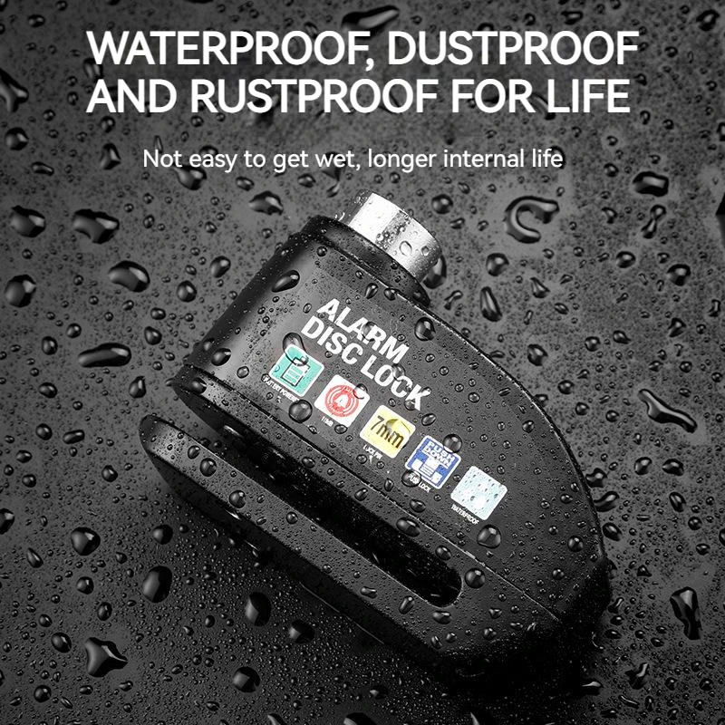 Best Small Alloy Disc Bicycle Brake Lock Advanced Anti Theft Protection Smart Alarm Disc Brake Bike Lock