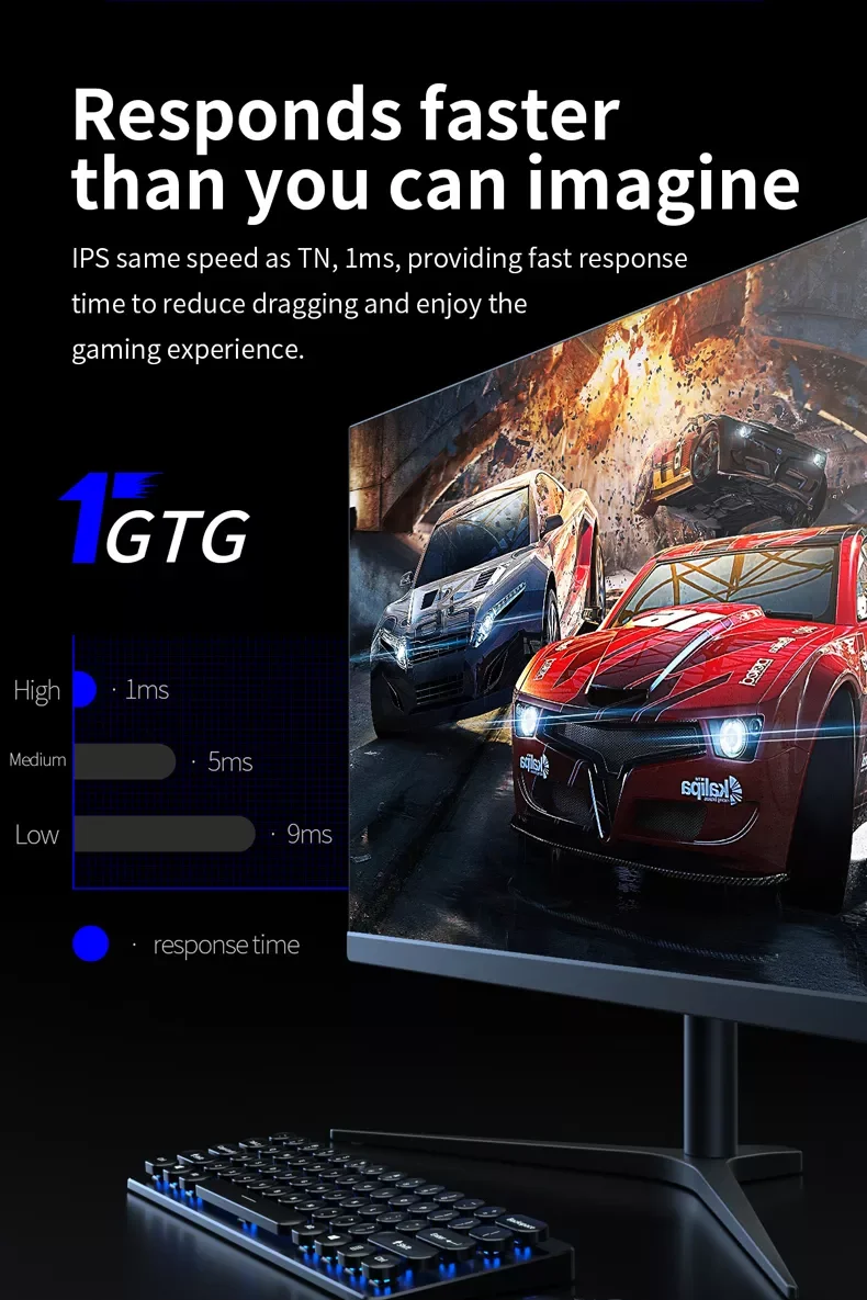 factory wholesale fast ips panel blue light filtering 24 inch led monitor 1k 180hz gaming monitor