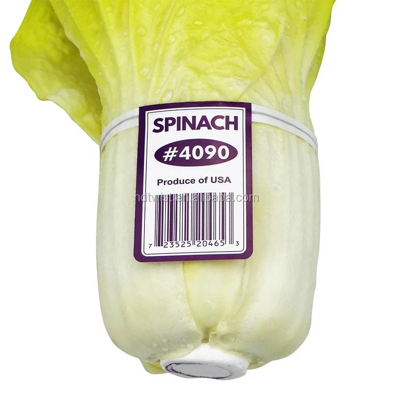 Customized Color biodegradable paper vegetable label twist tie for Vegetable