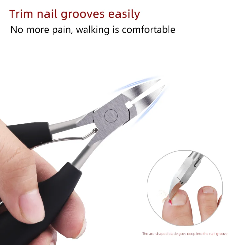 Hot Sale Stainless Steel Manicure Fingernail & Toenail Scissors Nail Clipper Nipper Dead Skin Plier