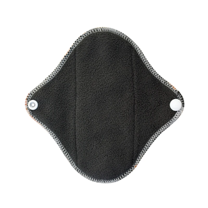 Feminine Cloth Organic Pad Menstrual Washable Reusable Sanitary Bamboo Panty Liner Aneercare Comfortable Offered Winged 10.5g CE