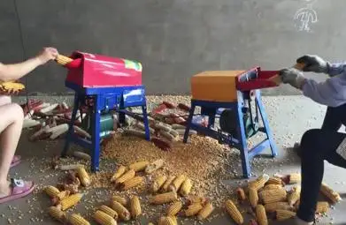 New corn threshing machine