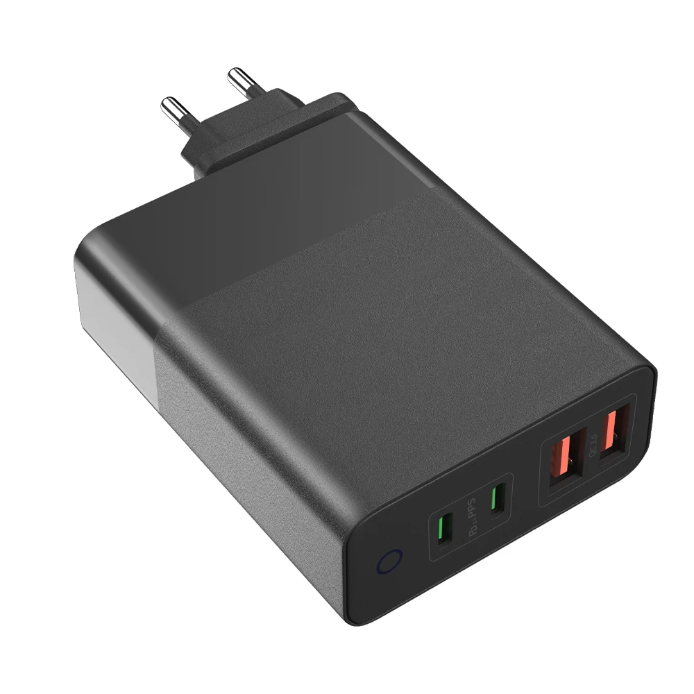 135W 2021 gan wall charger technology 4 ports usb gan charger pd for mobile phone