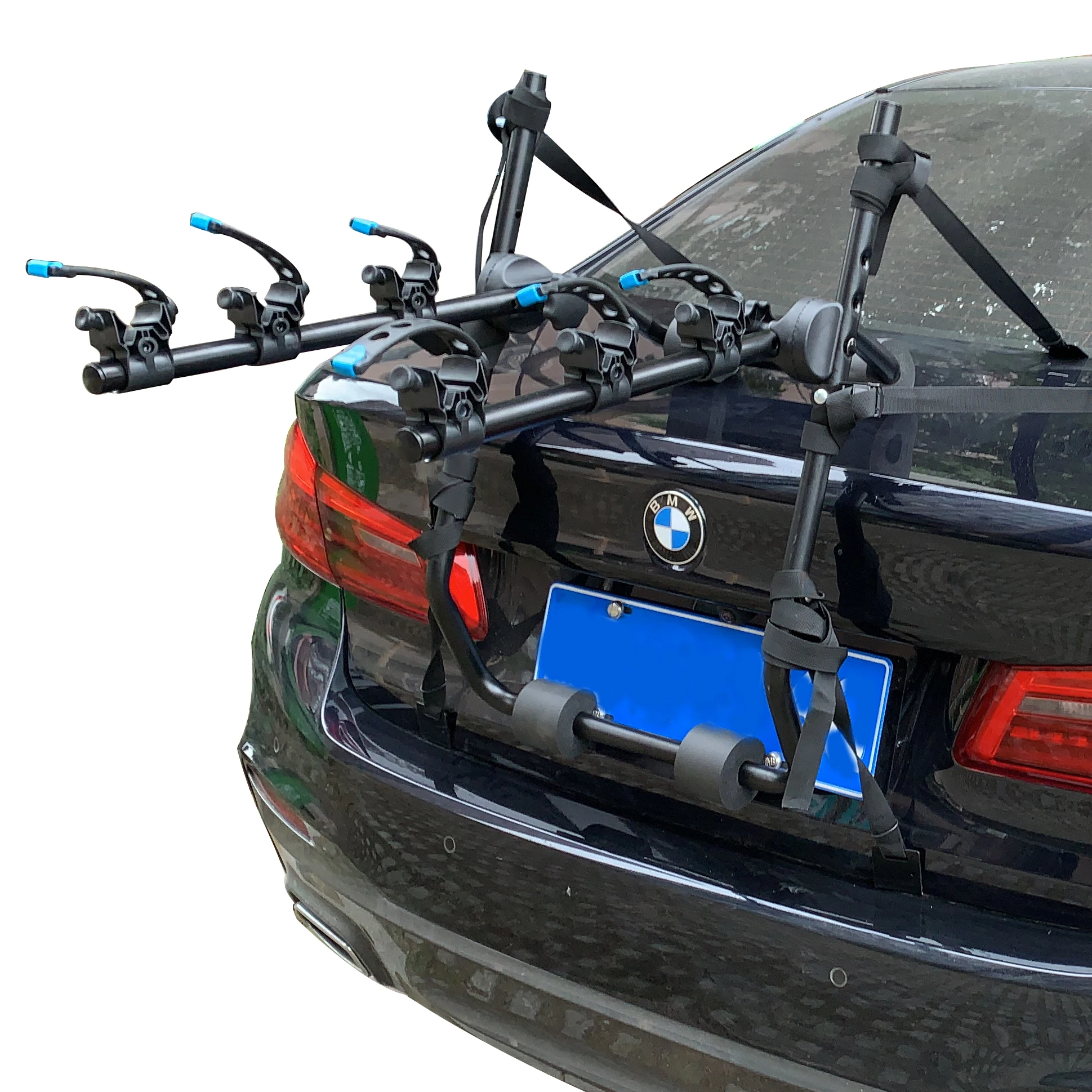 2 Bicycle Bike Rack Trunk Mount Rear Car Rack Carrier Universal SUV Steel for Car Trucks and Minivans bike rack carrier