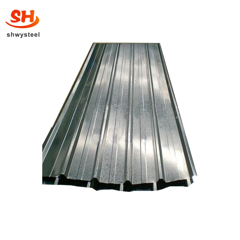 Cheap 22 24 26 28 gauge gi galvanized steel corrugated metal roofing iron sheet 0.35 DX51D full hard zinc aluminum roofing sheet