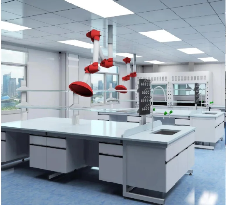 Wholesale High School Corrosion Resistant Steel And Wood Lab Table With Drawer Cabinet