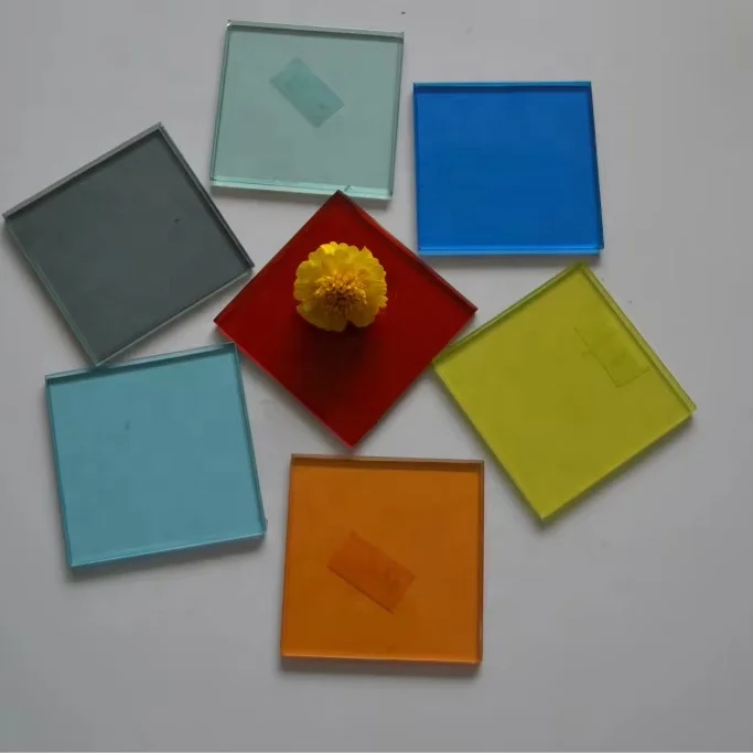 Good Quality Factory Directly OEM Double Glazed Unbreakable Color Glass Sheets For Windows/Doors
