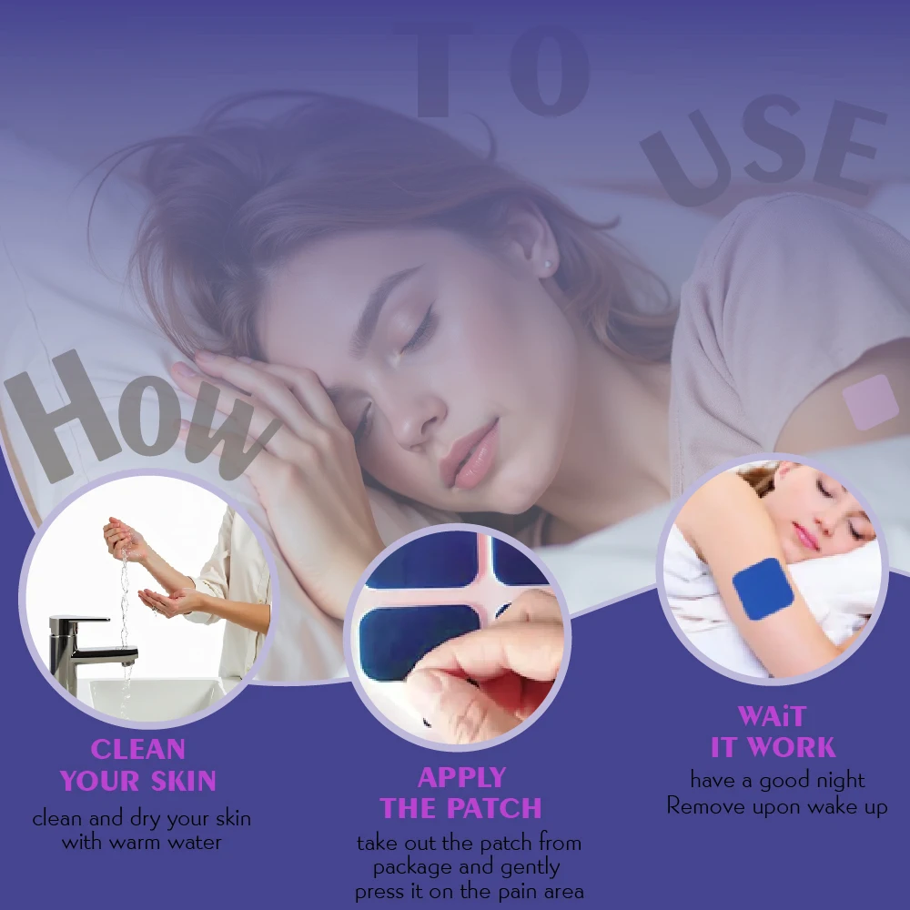 Private Label Anti Drunk Hangover Cure Hangover Patch Easy To Use During Sleep Or Day Vitamin Patch Hot Sale Sleep Patch