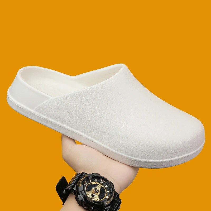 Customized Unisex Baotou Semi Mop Flat Outdoor Indoor Platform Soft Slippers Women Thick Platform Shoes