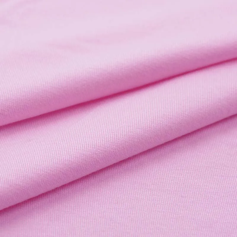 Natural Organic Bamboo Fabric Soft Touching 95%Bamboo 5%Spandex Bamboo Jersey Fabric for T-Shirt