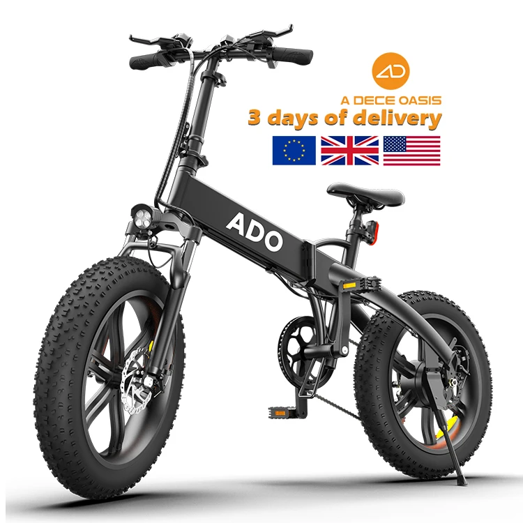 ADO A20F US warehouse ebikle 20inch folding ebike 20 inch foldable bicycle