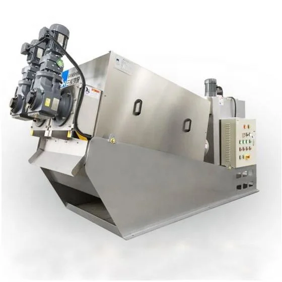 Multi Function Screw Dehydrator Sludge Dewatering Screw Press Machine Sludge Filter Press