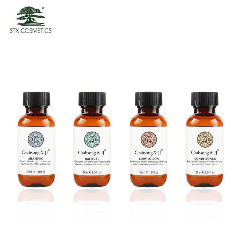 Free Sample Hotel Accessories Eco Friendly Custom Spa Hotel Guestroom Toiletries Amenities Set Supplies Pack