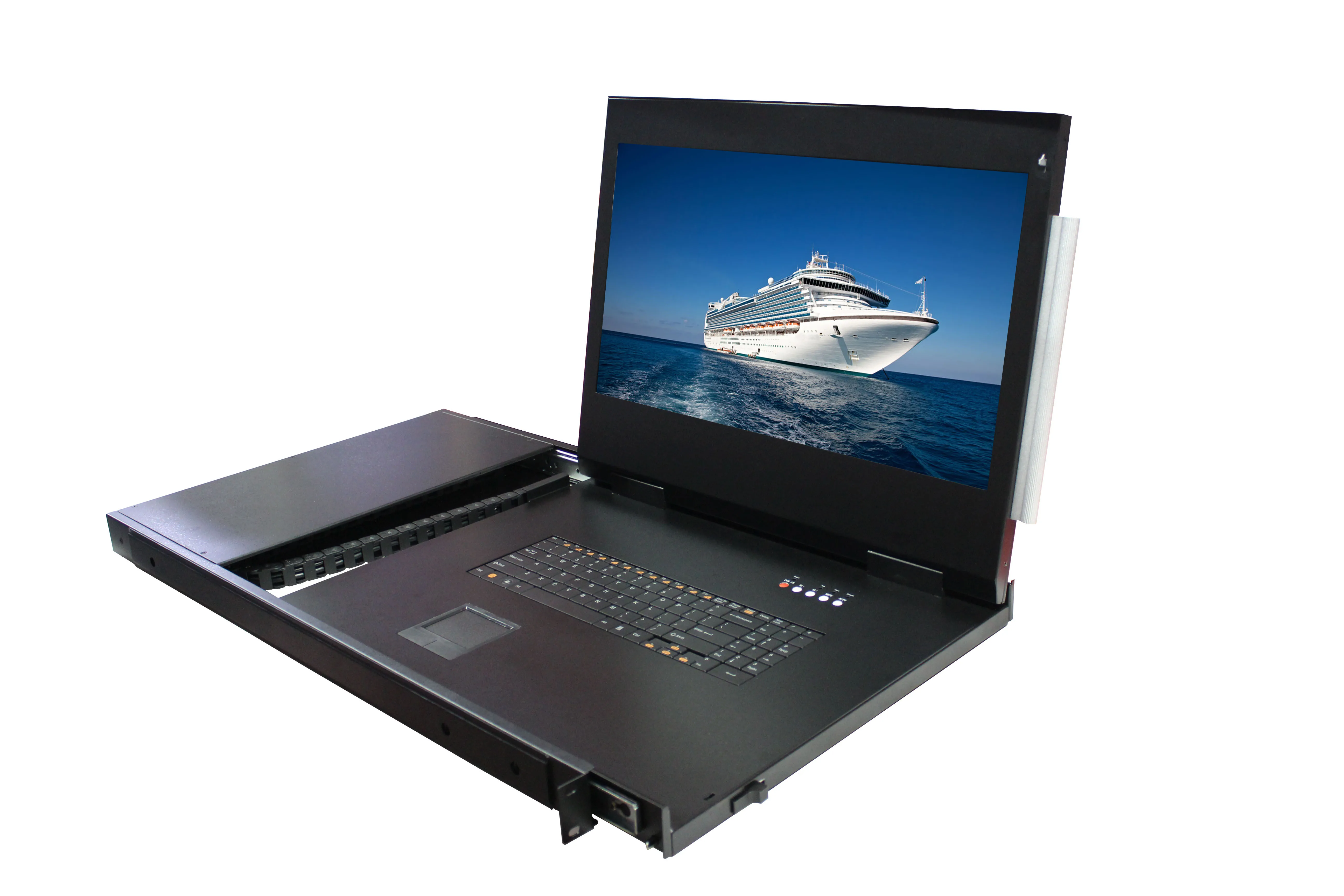 21.5 inch console 1U rack mount 8 / 16 - port VGA kvm switches