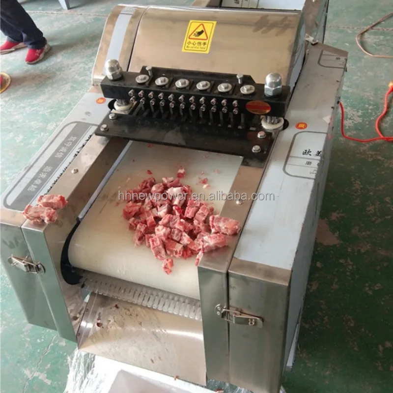 Multi-functional commercial meat cutting machine meat cutting blades meat cutter machine beef cube frozen chicken dicer machine