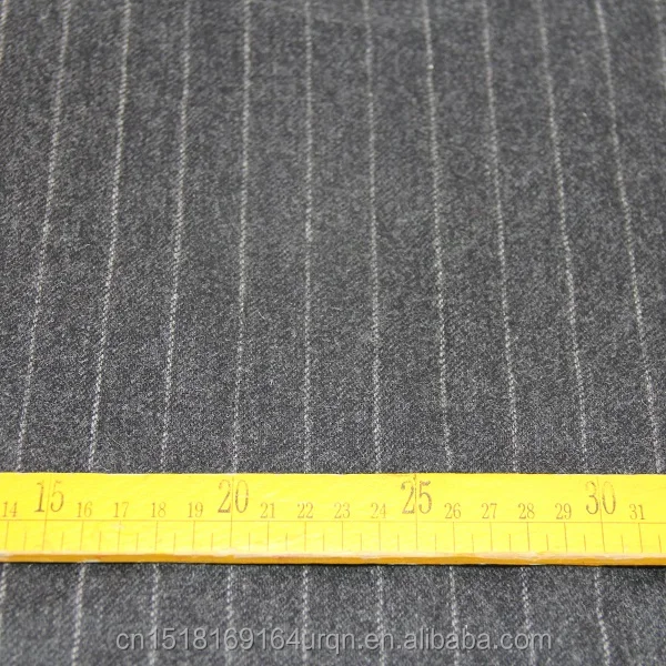 Semi-worsted cashmere vertical stripe woolen cloth one side wrap stitch thin wool fabric leisure fancy woven yarn dyed for suit