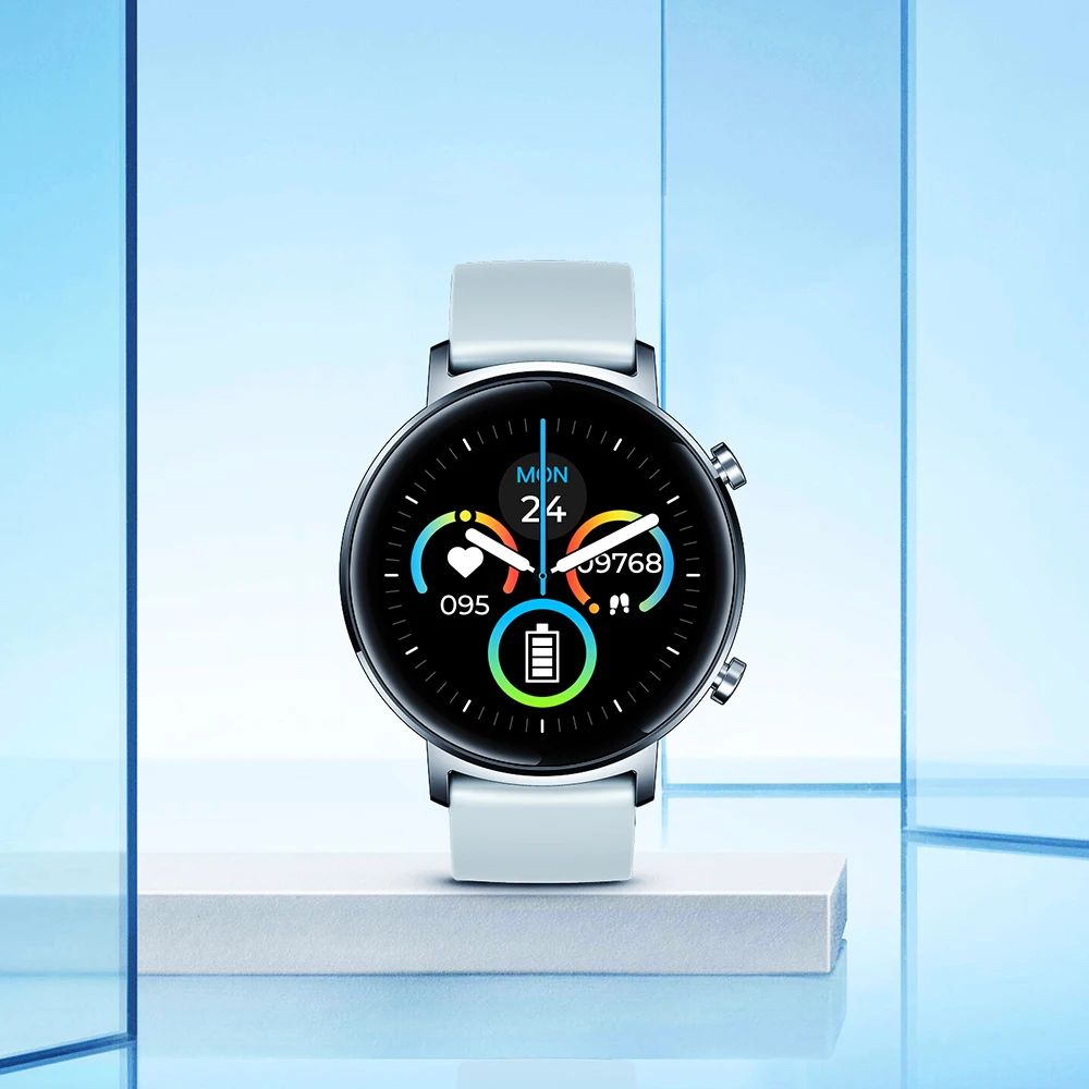 New Zeblaze GTR Heart Rate Blood Pressure Smartwatch Metal Body 10 Professional Sports Modes 30 days Battery Life Smart Watch