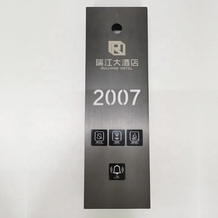 
Personalized stainless steel metal door sign house number sign for hotel room number sign 